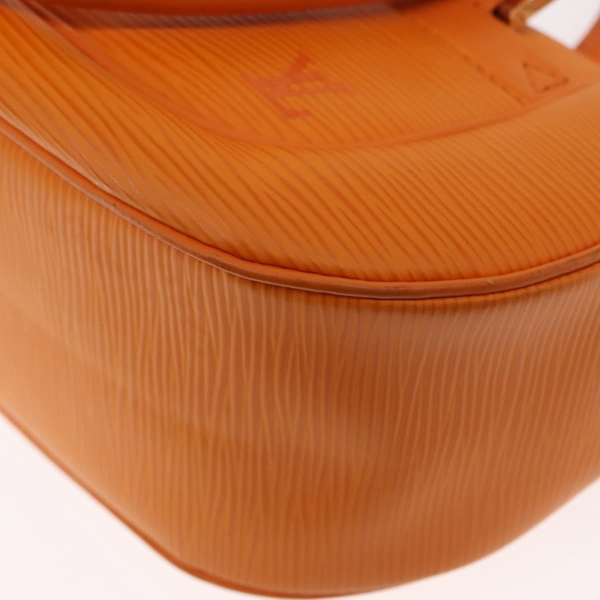 Louis Vuitton Danura Handbag Epi Orange Leather Handbag