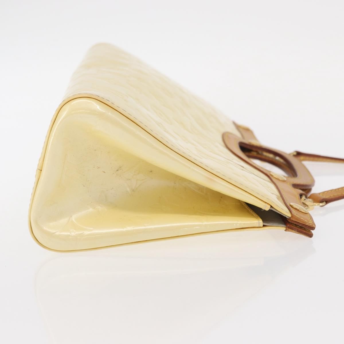 Louis Vuitton Roxbury Drive Handbag Monogram Vernis Yellow Patent_Leather Handbag