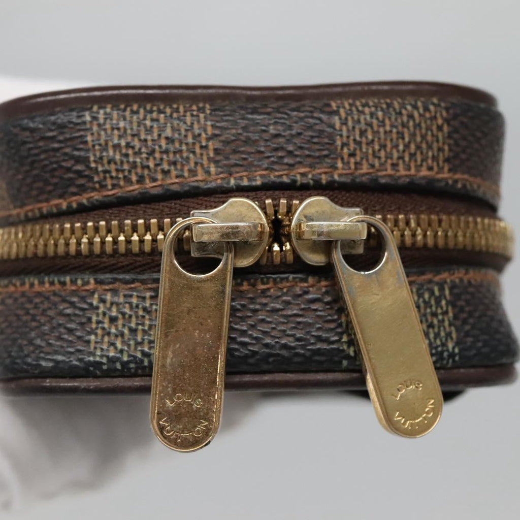 Louis Vuitton Etui Okapi Camera Case Damier Brown Canvas Bag