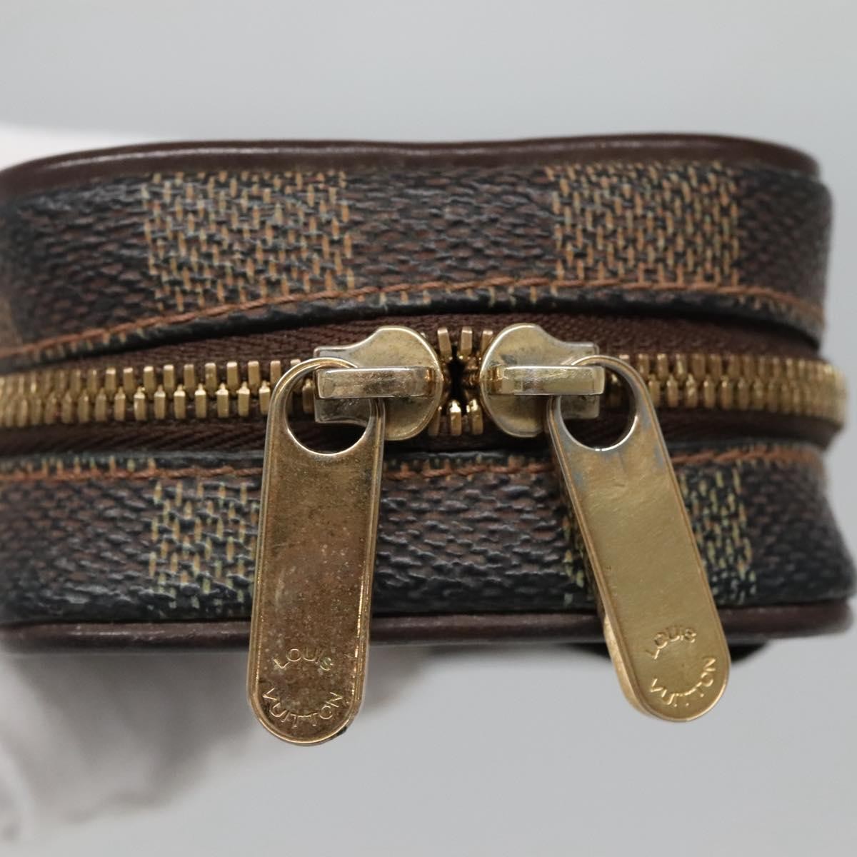 Louis Vuitton Etui Okapi Camera Case Damier Brown Canvas Bag