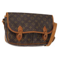Louis Vuitton Sac Gibeciere Messenger Bag Monogram Canvas Brown Canvas Bag