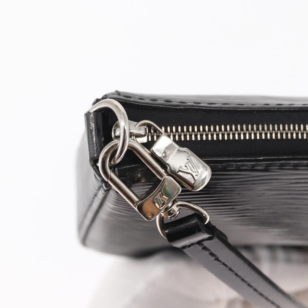 Louis Vuitton Pochette Accessoires Nm Electric Epi Leather Black Leather Clutche & Pouche Bag