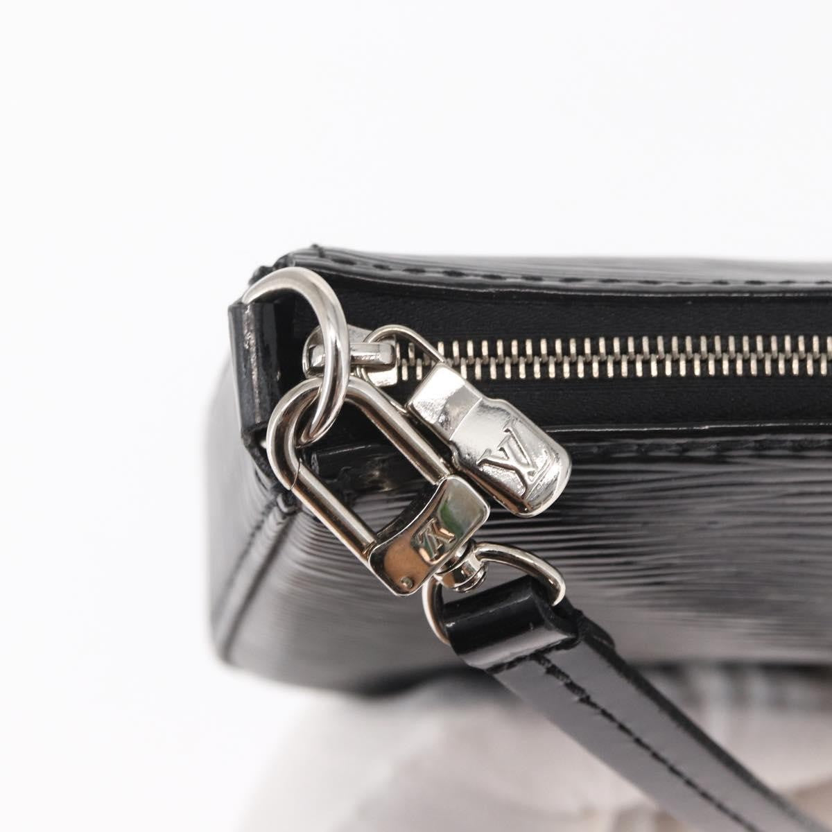 Louis Vuitton Pochette Accessoires Nm Electric Epi Leather Black Leather Clutche & Pouche Bag