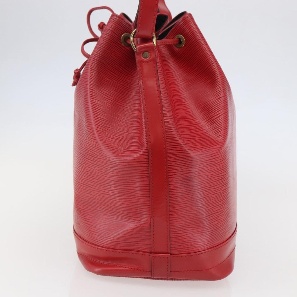 Louis Vuitton Noe Handbag Epi Leather Red Leather Shoulder Bag