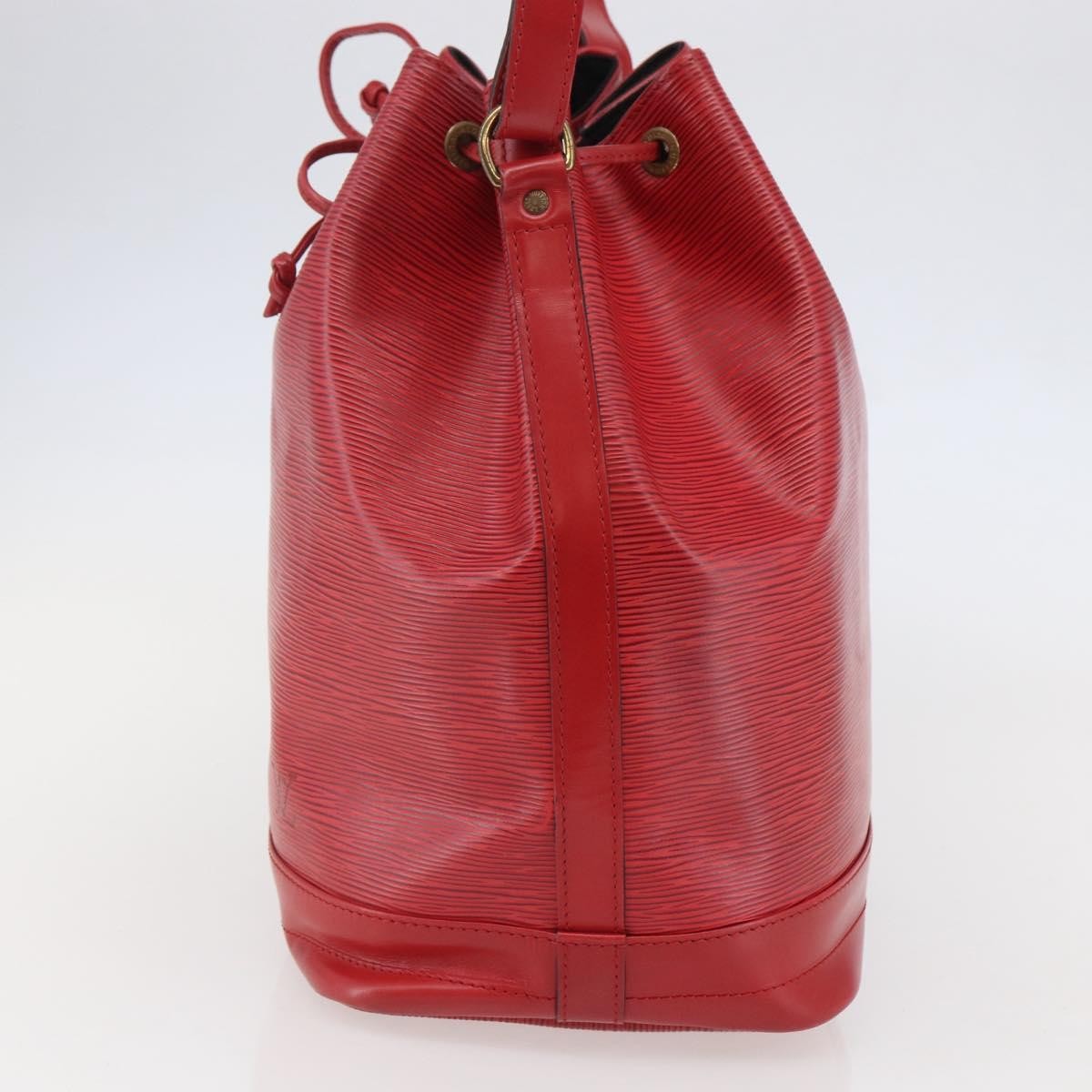 Louis Vuitton Noe Handbag Epi Leather Red Leather Shoulder Bag