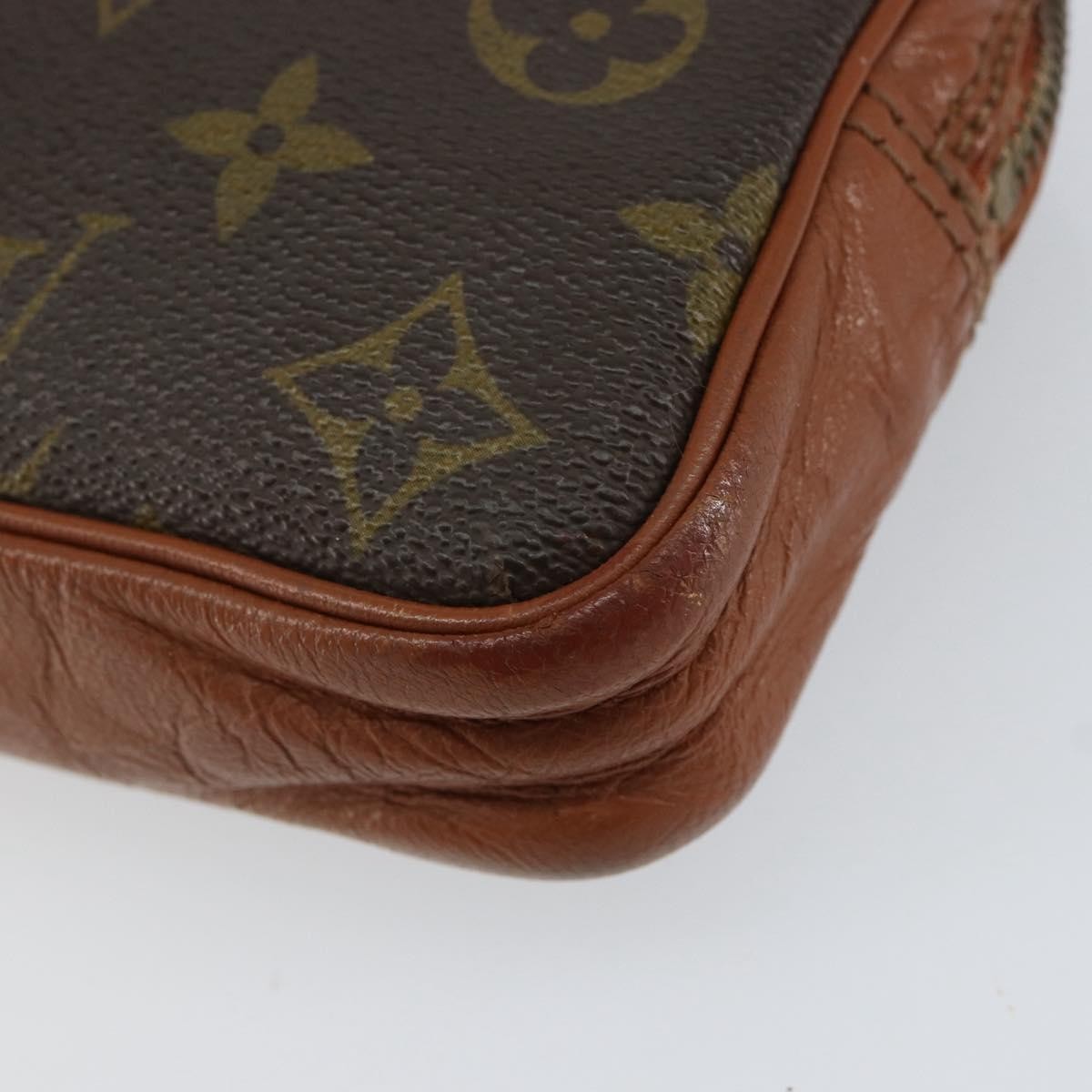 Louis Vuitton Pochette Sports Monogram Canvas Brown Canvas Clutche & Pouche Bag
