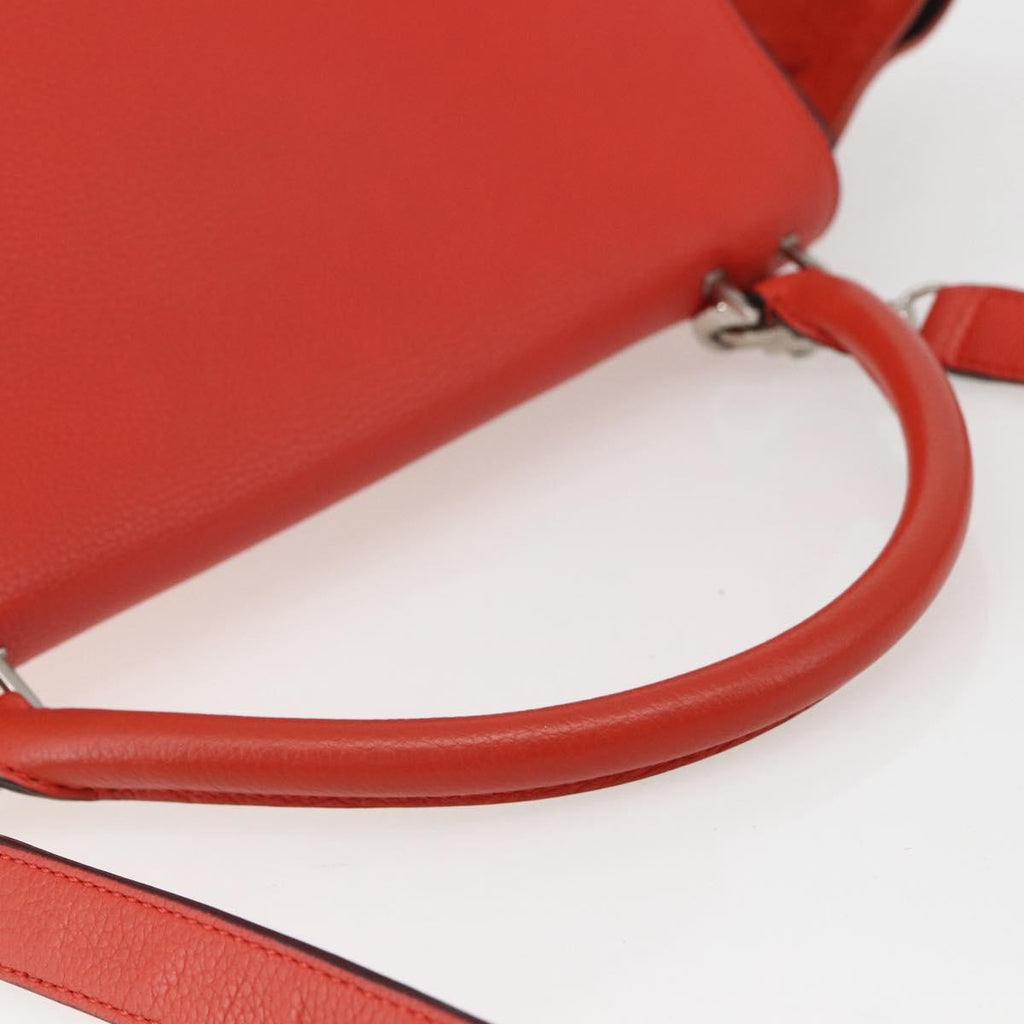 Celine Trapeze Bag Leather Red Leather Handbag