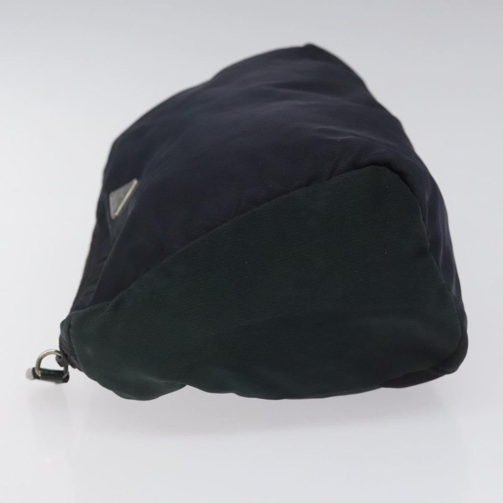 Prada Vintage Pouch Tessuto Navy Nylon Clutche & Pouche Bag