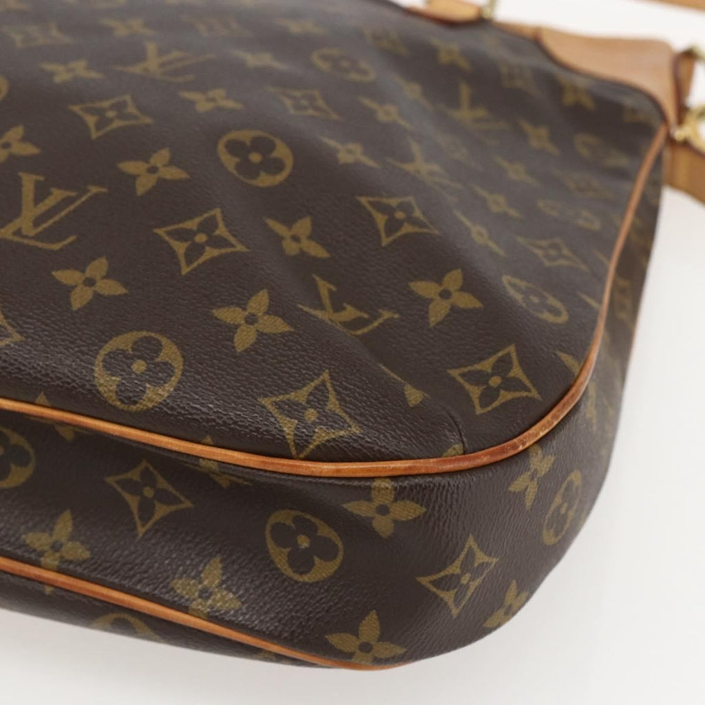 Louis Vuitton Odeon Handbag Monogram Canvas Brown Canvas Shoulder Bag