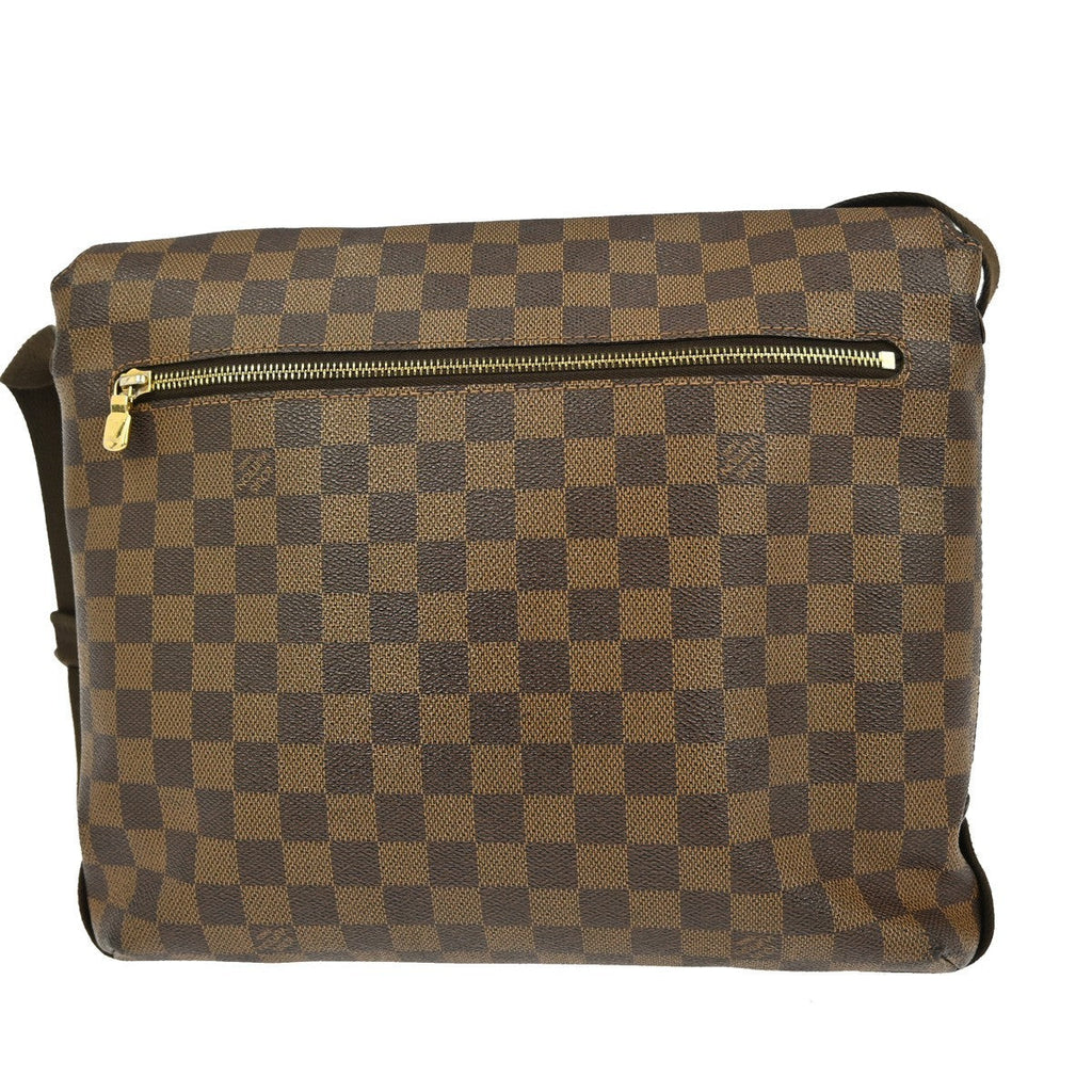 Louis Vuitton Brooklyn Handbag Damier Brown Canvas Shoulder Bag