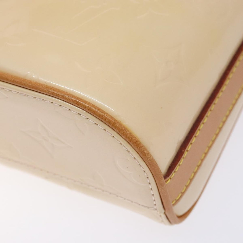 Louis Vuitton Sullivan Handbag Monogram Vernis Beige Patent_Leather Bag