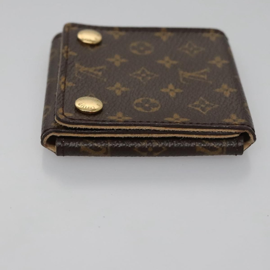 Louis Vuitton Case Jewelry Box Canvas Brown Canvas Wallets Accessory