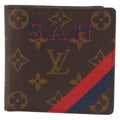 Louis Vuitton Marco Wallet Nm Monogram Canvas Brown Canvas Wallets Accessory