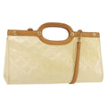 Louis Vuitton Roxbury Drive Handbag Monogram Vernis Yellow Patent_Leather Handbag