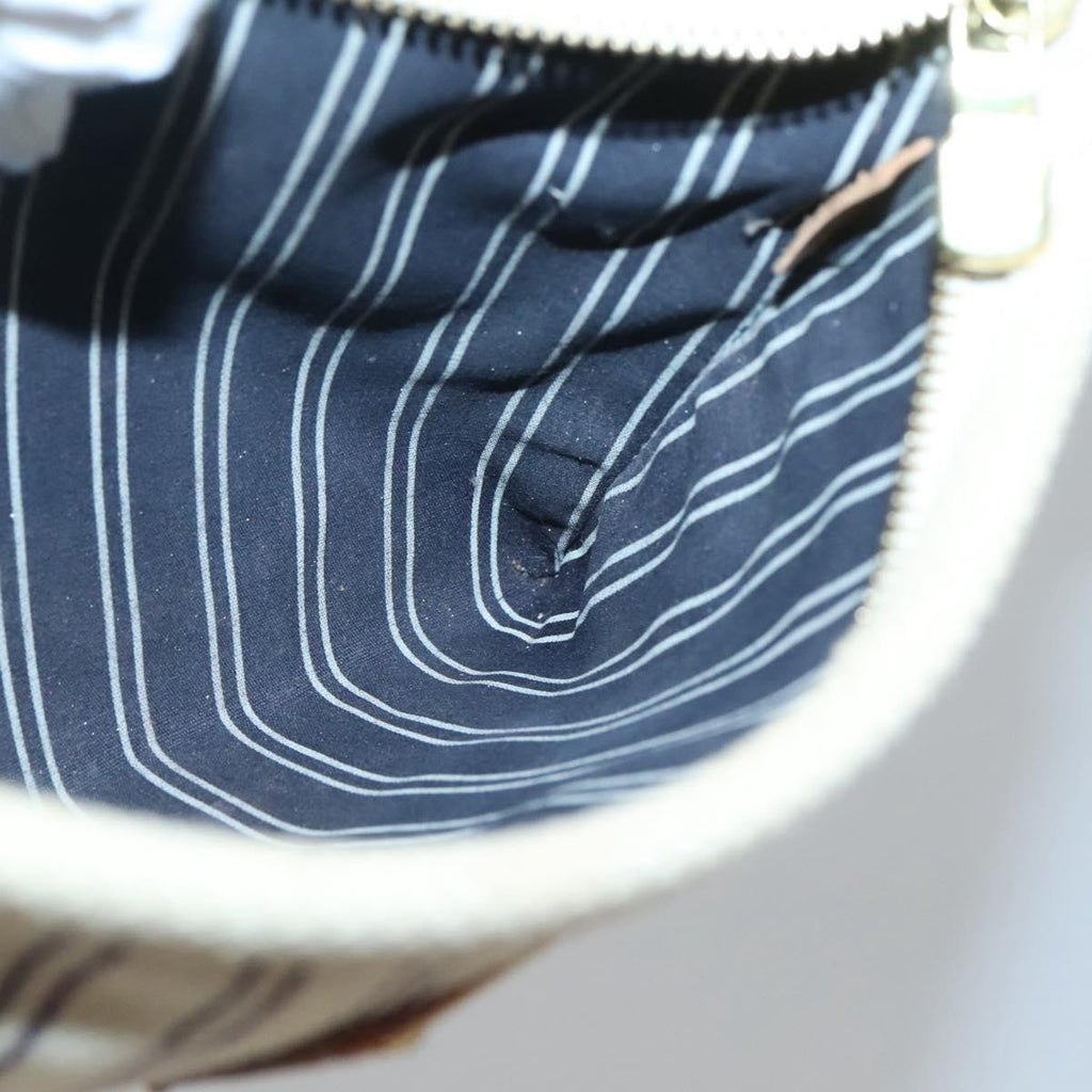 Louis Vuitton Antigua Pouch Canvas White Canvas Bag