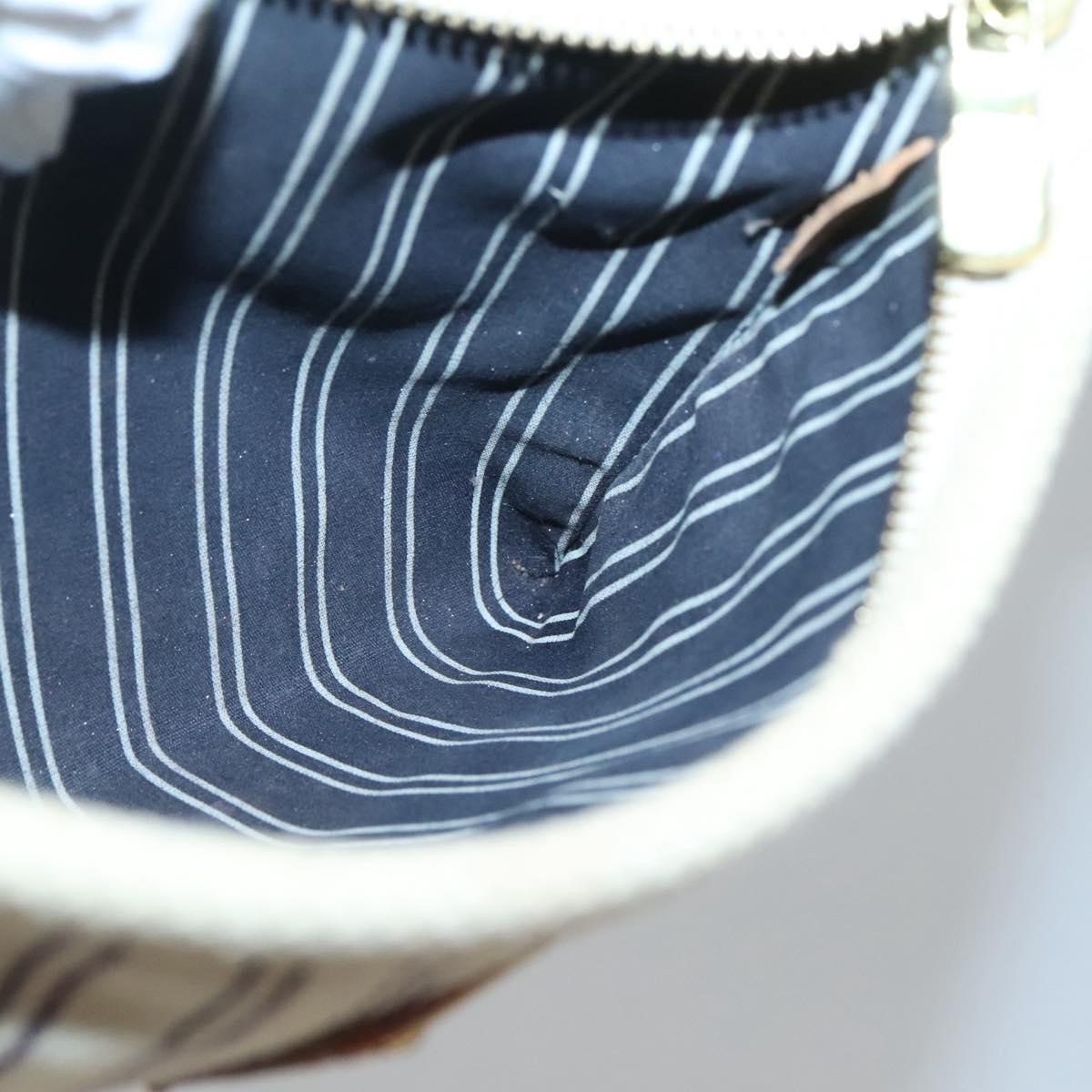 Louis Vuitton Antigua Pouch Canvas White Canvas Bag
