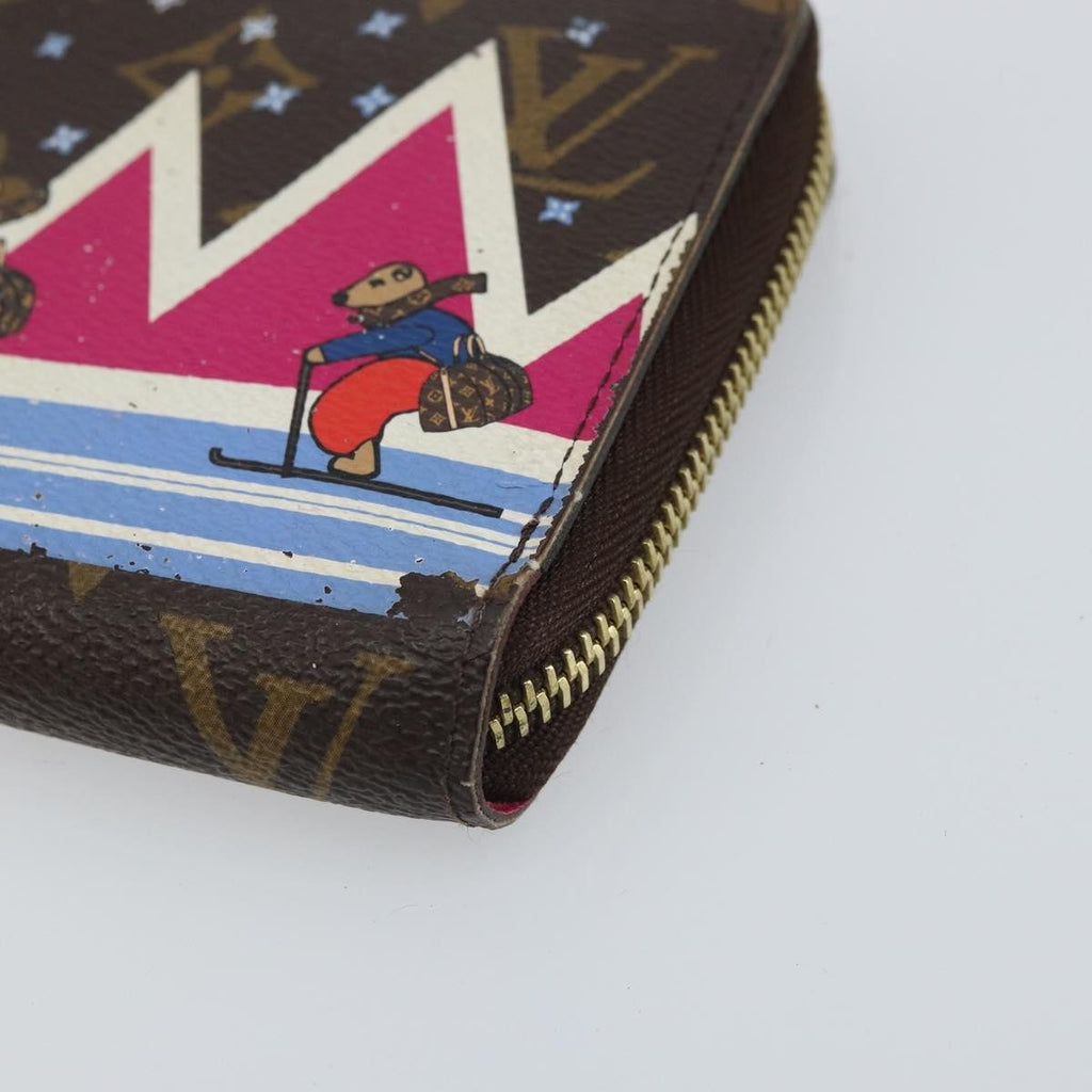 Louis Vuitton Zippy Wallet Canvas Brown Canvas Wallets Accessory