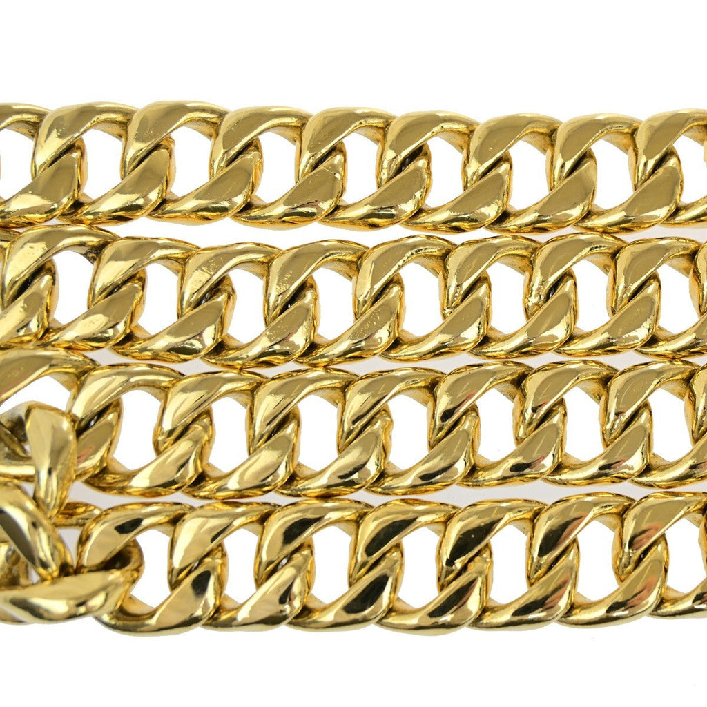 Chanel Cc Chunky Chain-Link Belt Gold-Plated Gold Gold_Plated Accessory