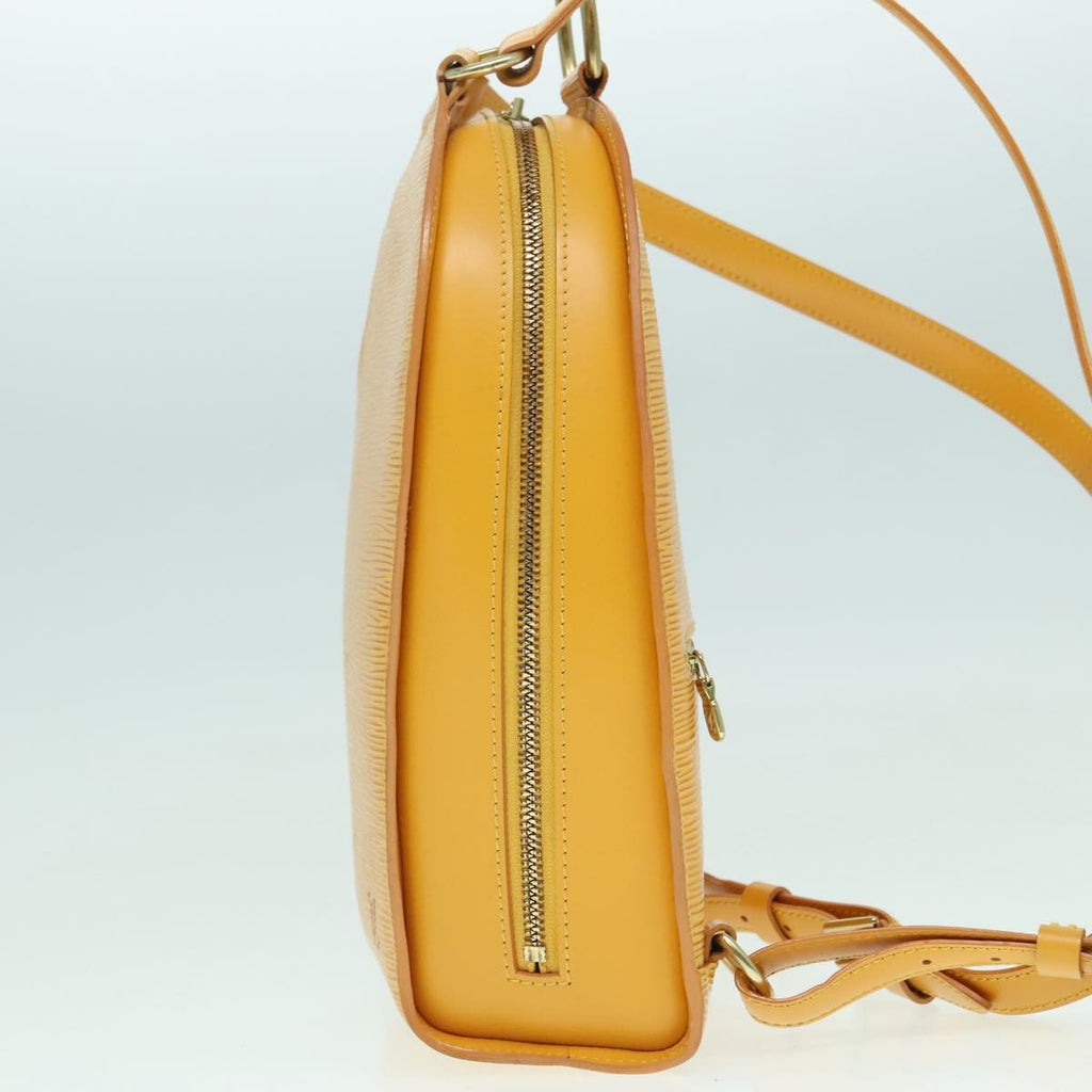 Louis Vuitton Mabillon Backpack Epi Leather Yellow Leather Backpack Bag