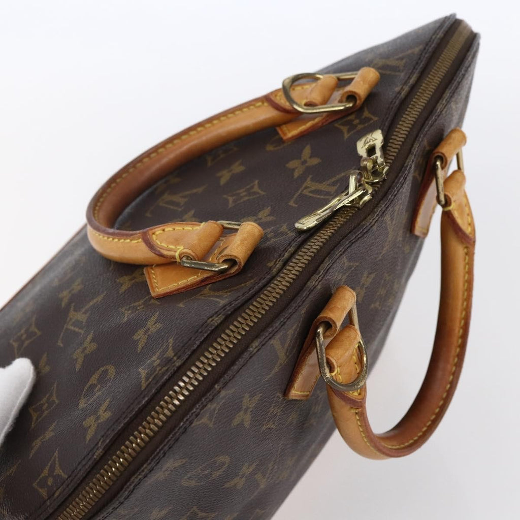 Louis Vuitton Alma Handbag Monogram Canvas Brown Canvas Handbag
