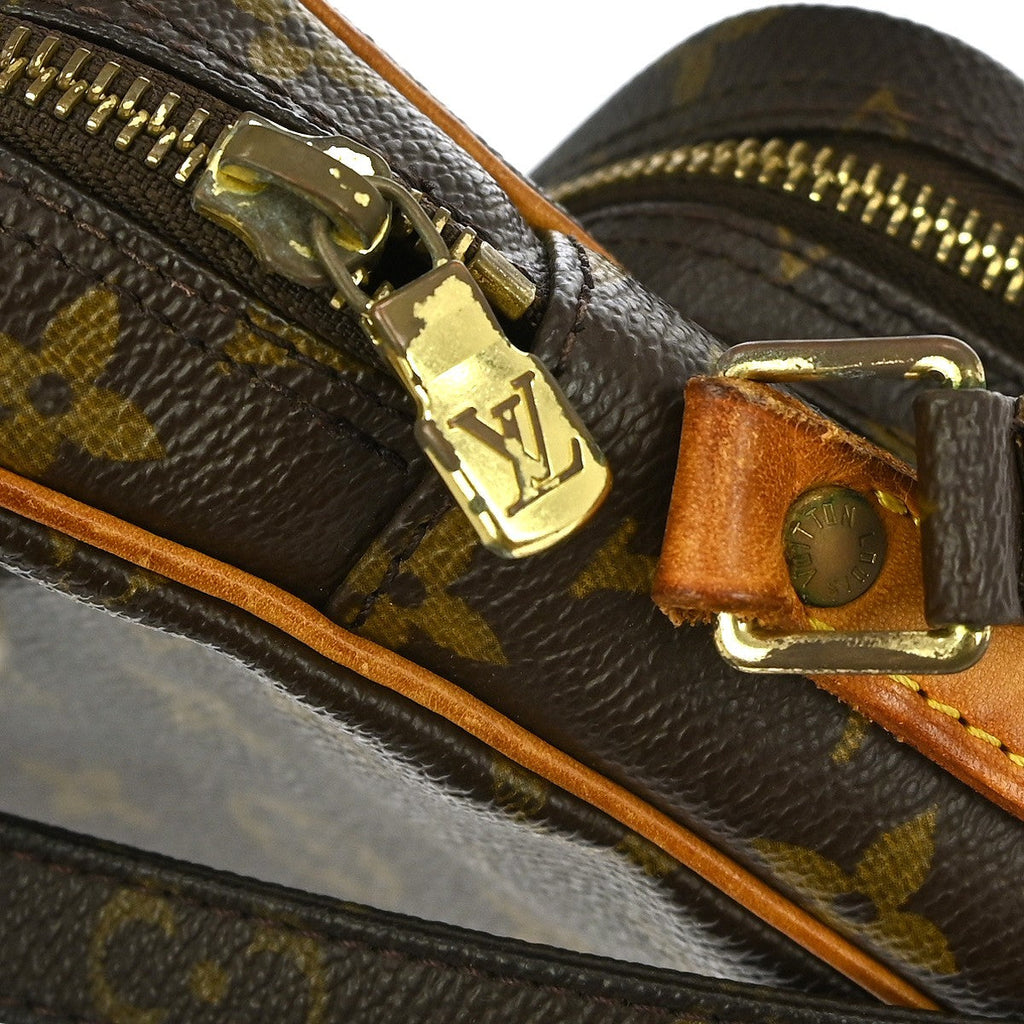Louis Vuitton Amazone Bag Monogram Canvas Brown Canvas Shoulder Bag