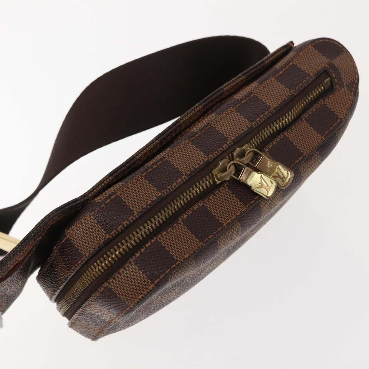 Louis Vuitton Geronimos Waist Bag Damier Brown Canvas Shoulder Bag