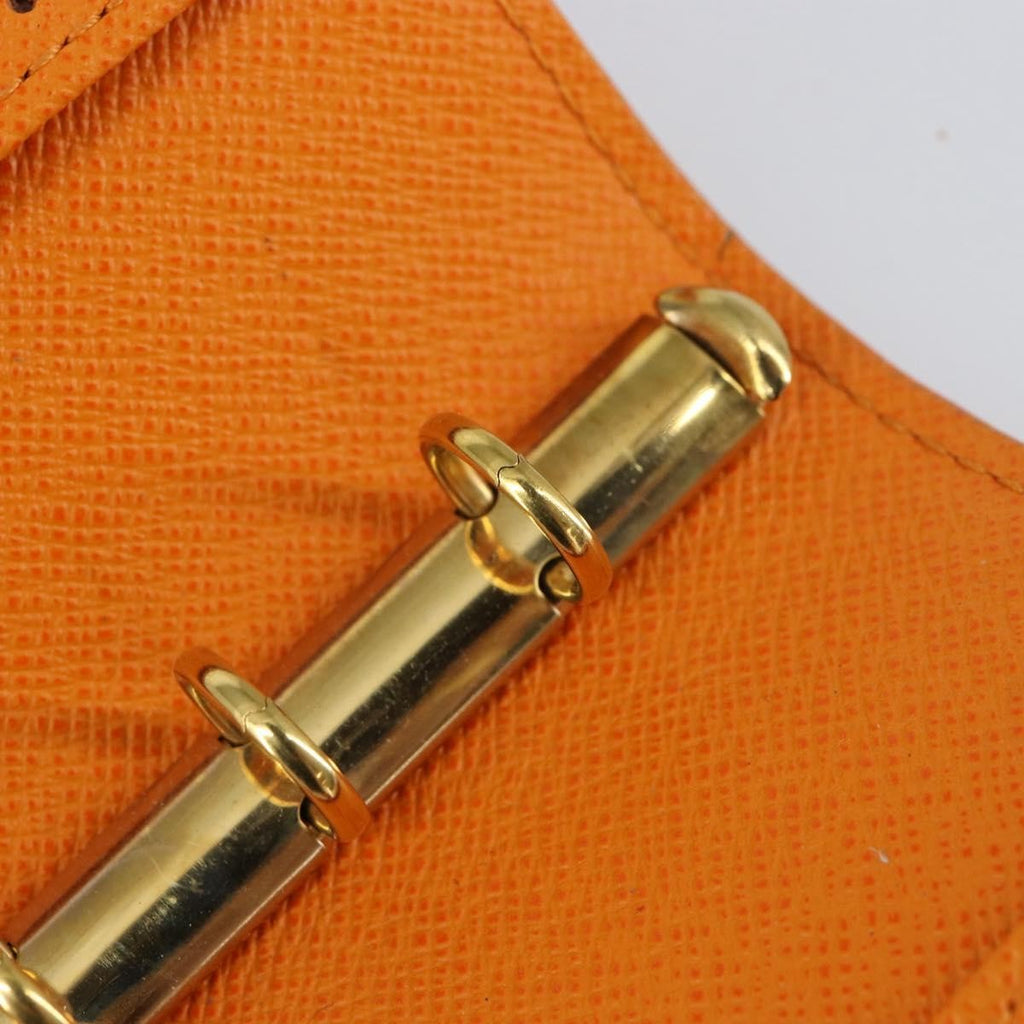 Louis Vuitton Agenda Cover Epi Leather Orange Leather Wallets Accessory