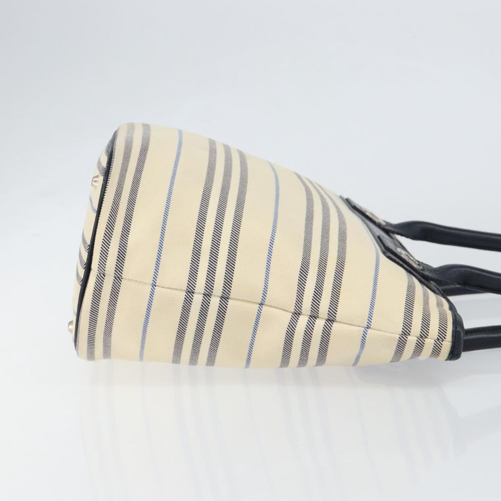 Burberry Vintage Tote Bag Canvas Beige Canvas Tote Bag
