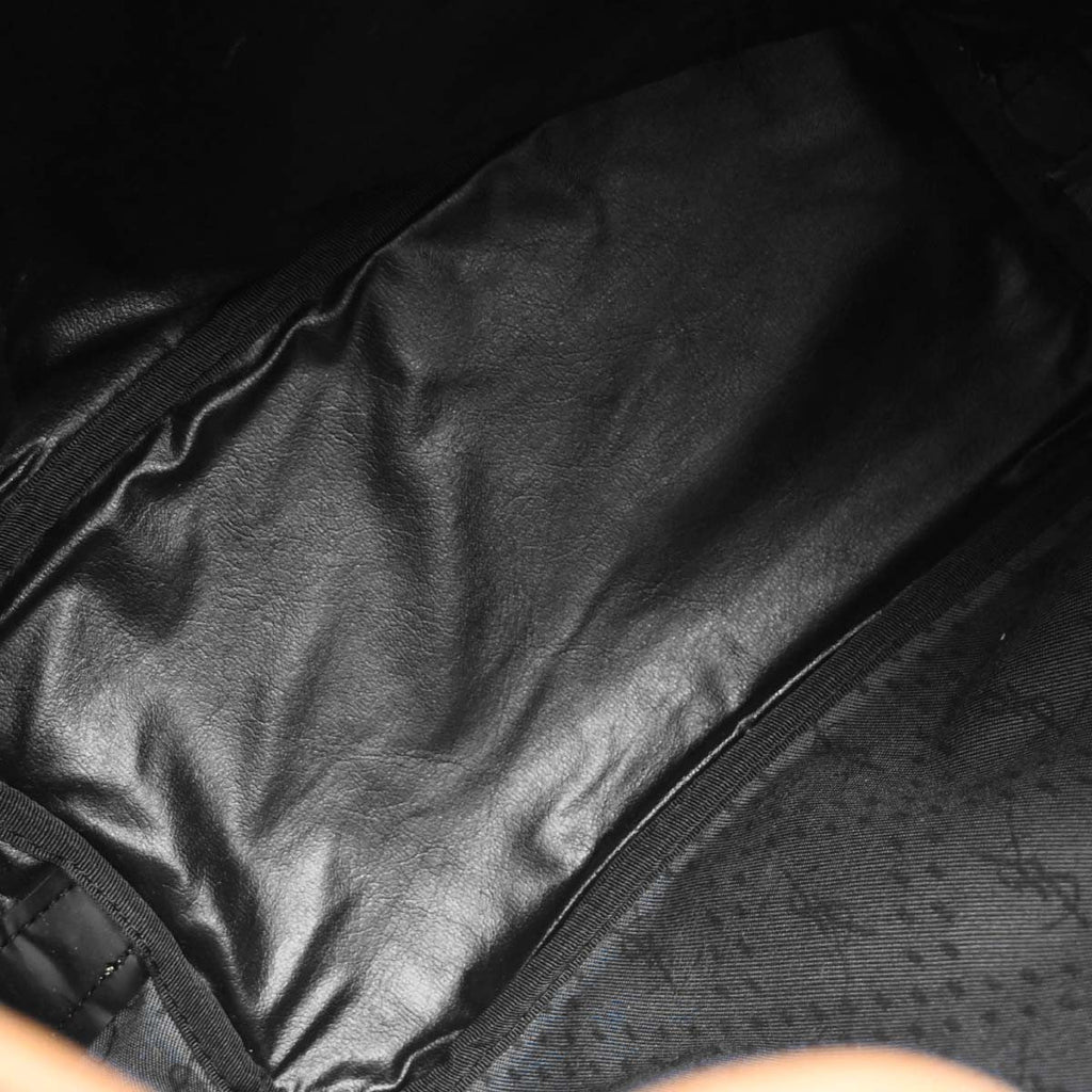 Saint Laurent Vintage Shoulder Bag Canvas Black Canvas Shoulder Bag Bag (Pre-Owned)