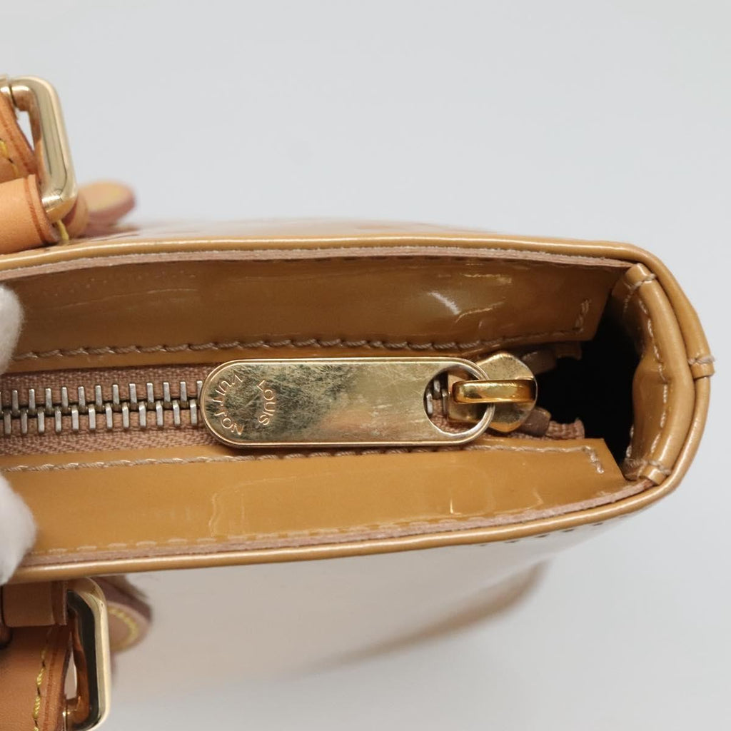 Louis Vuitton Brentwood Handbag Monogram Vernis Brown Patent_Leather Shoulder Bag