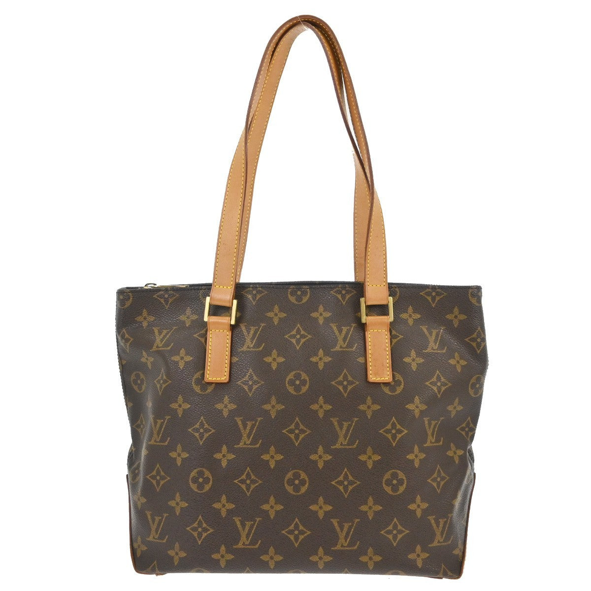 Louis Vuitton Cabas Piano Monogram Canvas Brown Canvas Tote Bag