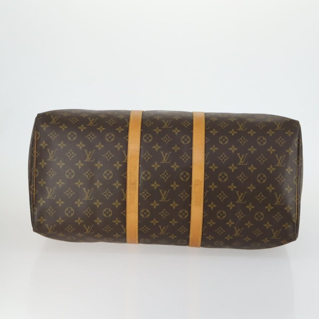 Louis Vuitton Keepall Bag Monogram Canvas Brown Canvas Travel Bag