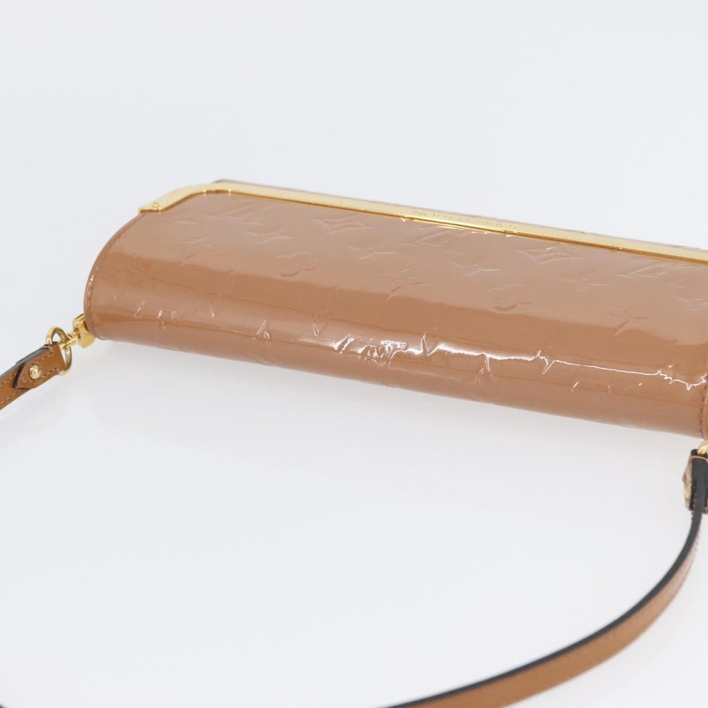 Louis Vuitton Rossmore Handbag Monogram Vernis Pink Patent_Leather Shoulder Bag