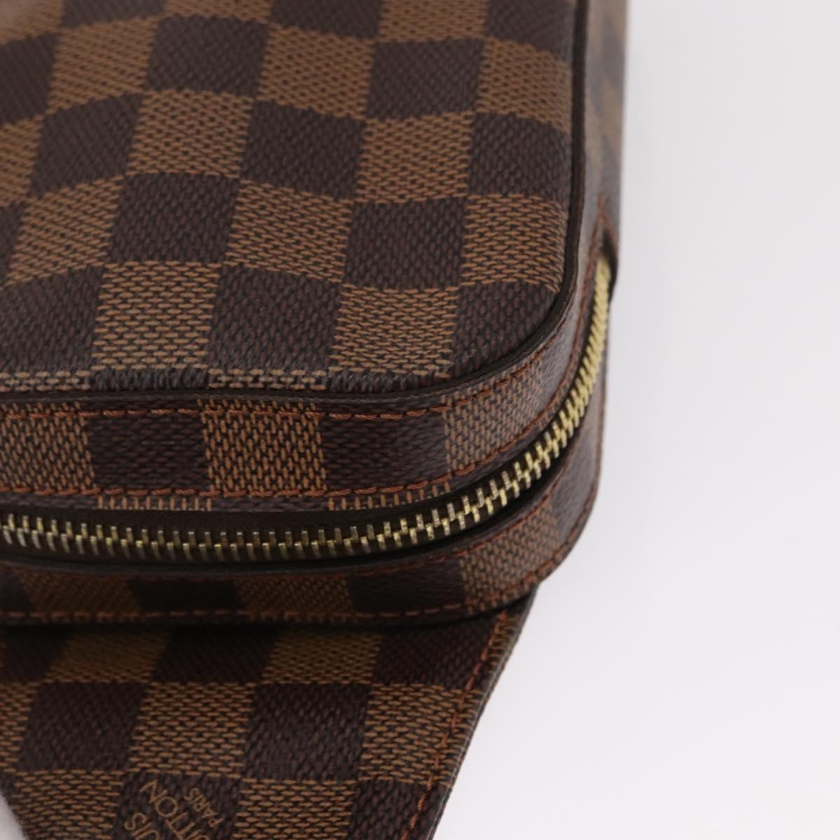 Louis Vuitton Geronimos Waist Bag Damier Brown Canvas Shoulder Bag