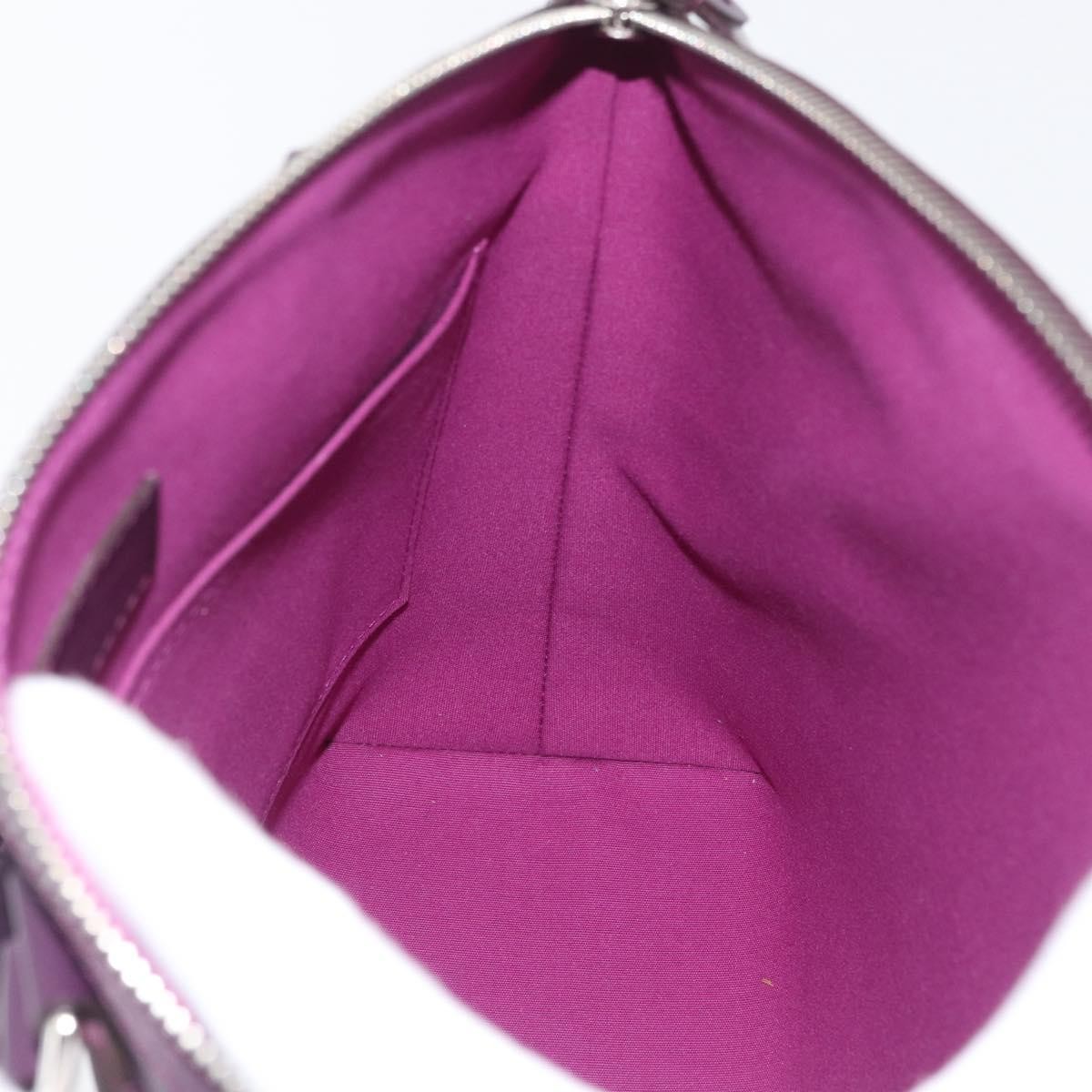 Louis Vuitton Lockit Handbag Epi Leather Purple Leather Handbag