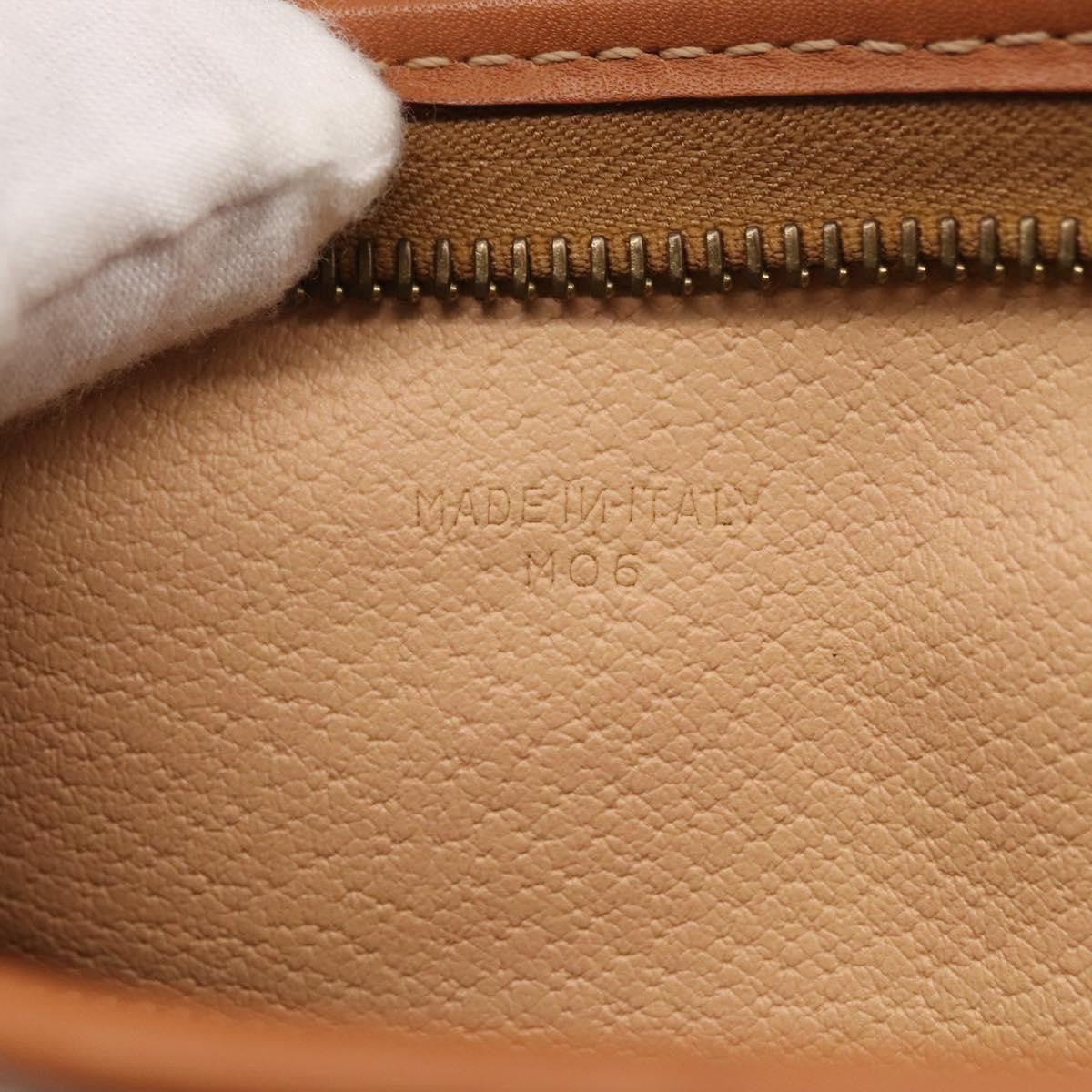 Celine Macadam Pochette Canvas And Leather Beige Canvas Clutche & Pouche Bag