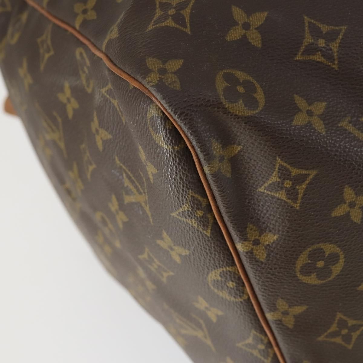 Louis Vuitton Keepall Bag Monogram Canvas Brown Canvas Travel Bag