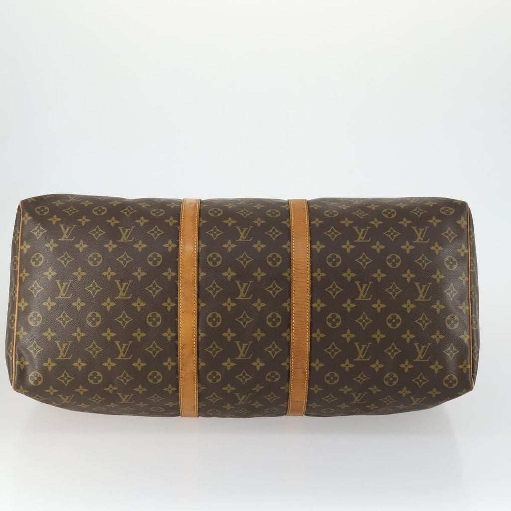 Louis Vuitton Keepall Bag Monogram Canvas Brown Canvas Travel Bag