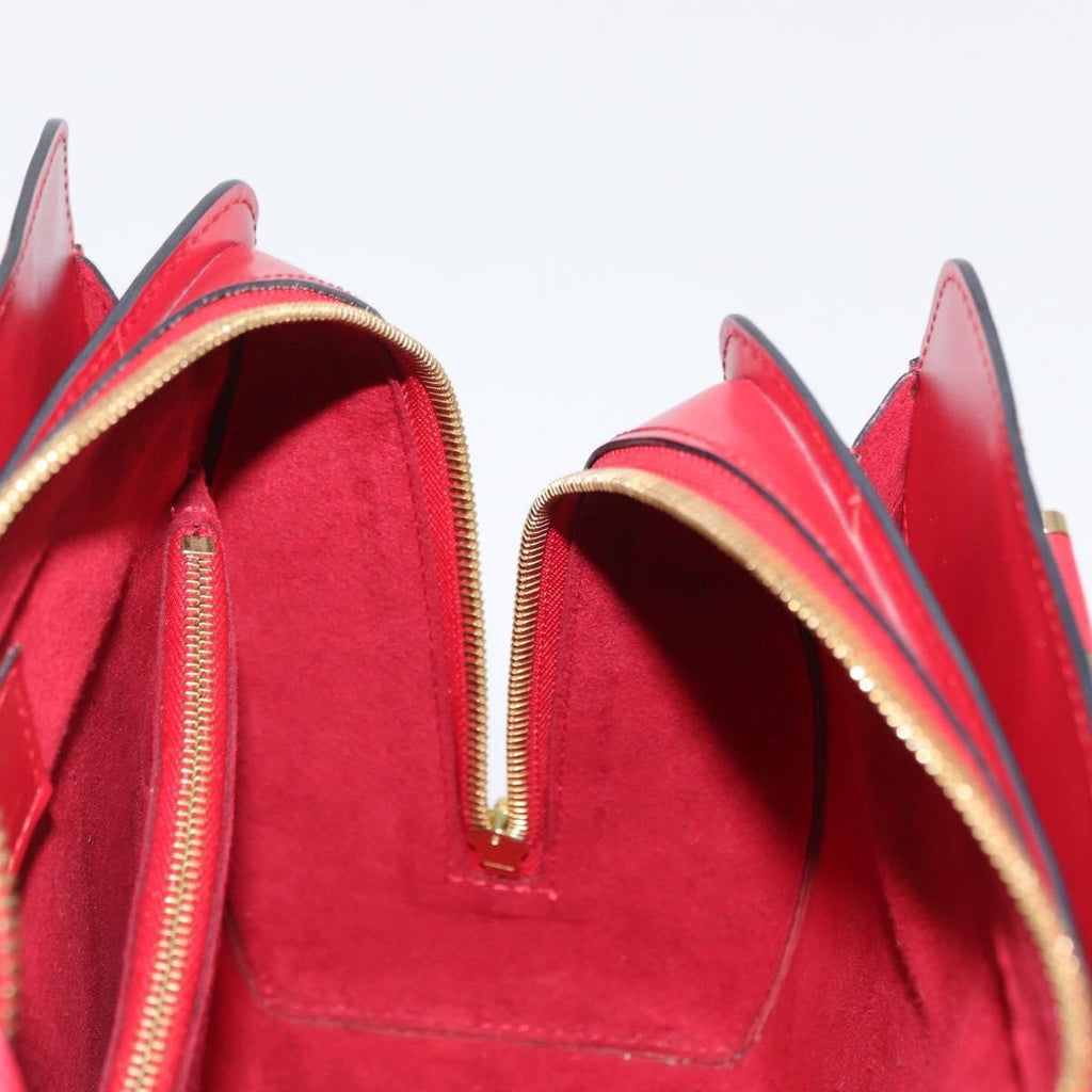 Louis Vuitton Pont Neuf Handbag Epi Leather Red Leather Handbag