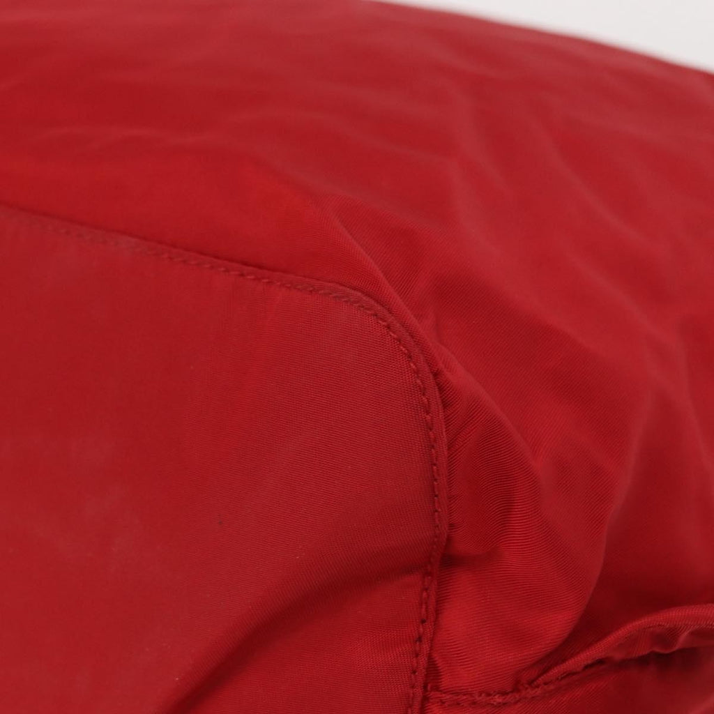 Prada Double Front Pocket Backpack Tessuto Red Nylon Backpack Bag