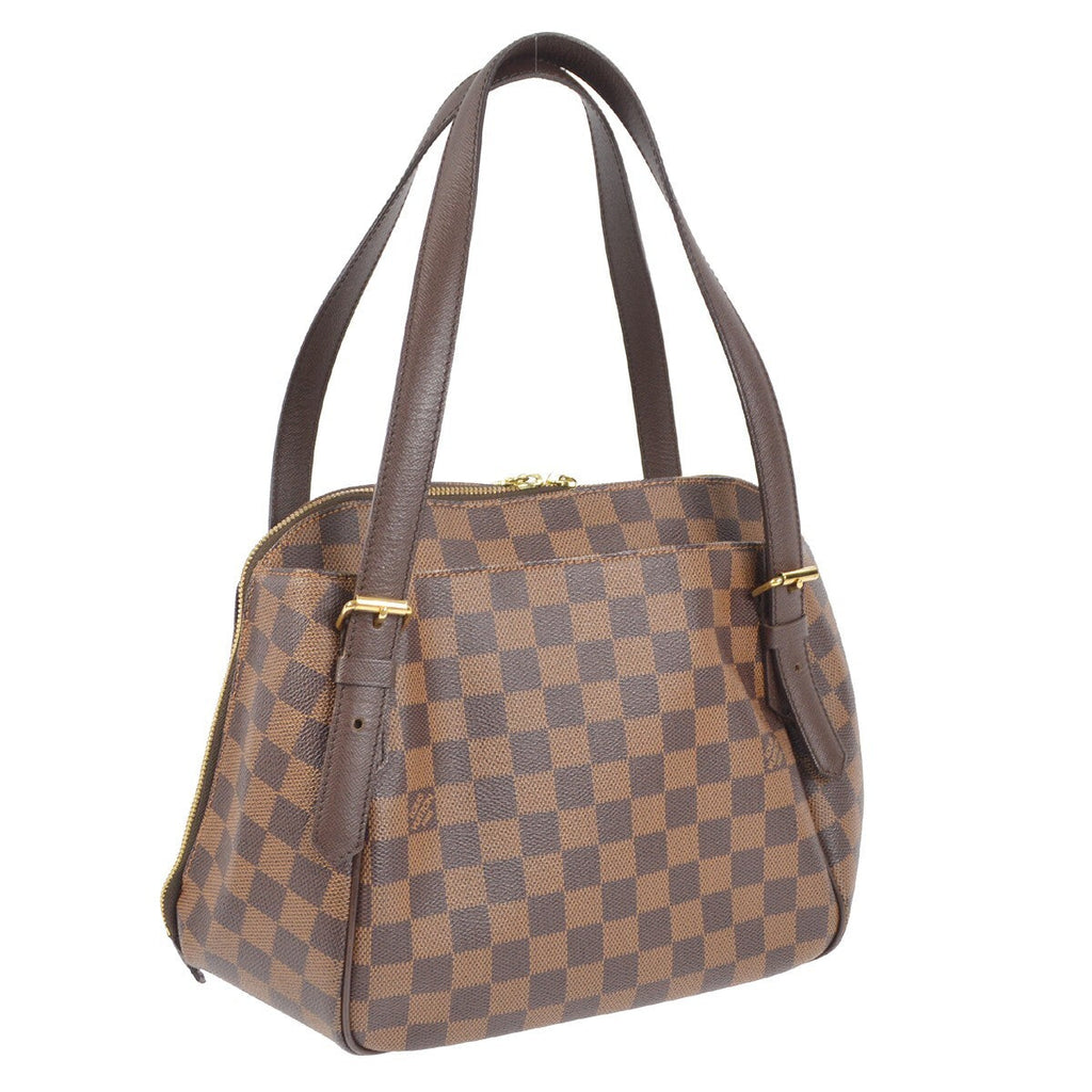 Louis Vuitton Belem Handbag Damier Brown Canvas Handbag