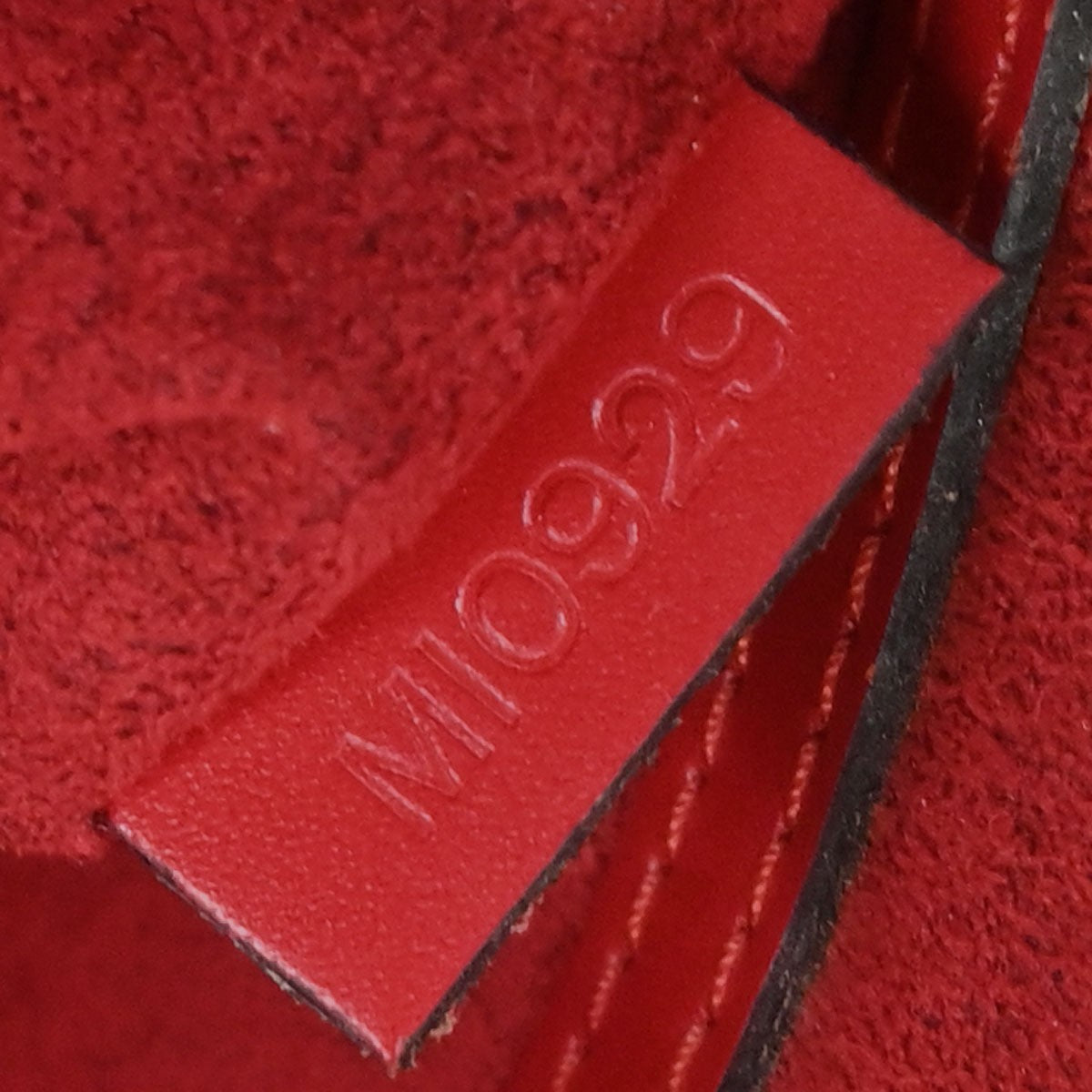 Louis Vuitton Vintage Alma Handbag Epi Leather Red Leather Handbag
