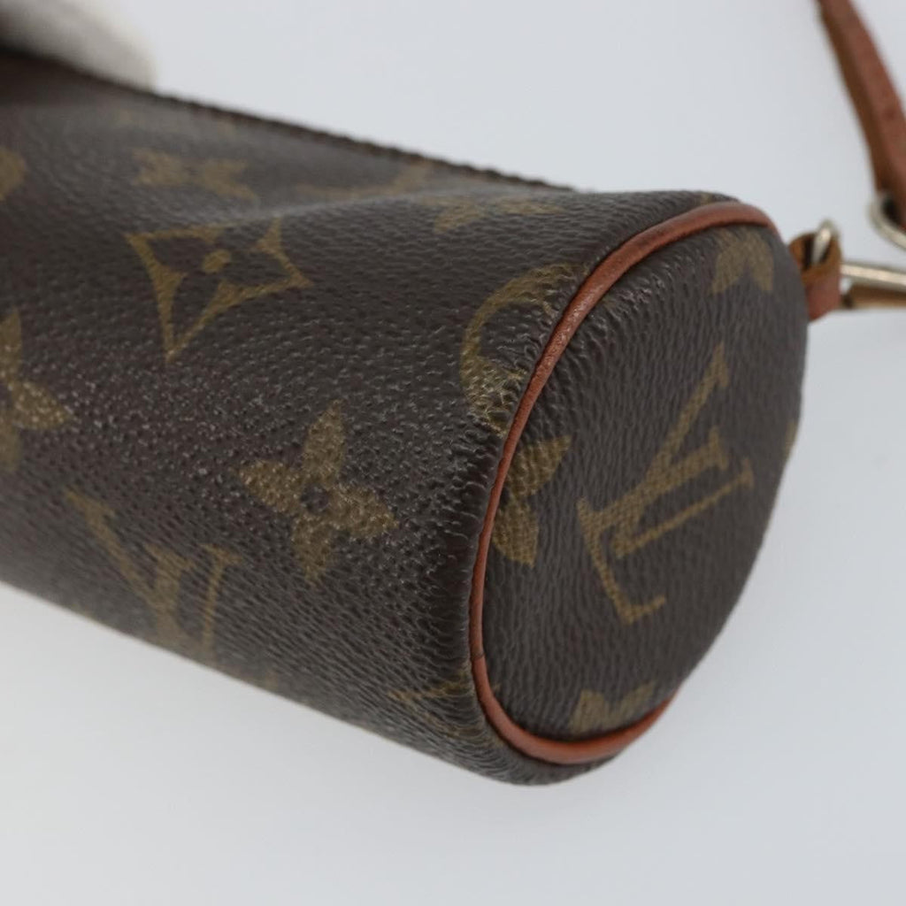 Louis Vuitton Papillon Pochette Monogram Canvas Brown Canvas Clutche & Pouche Bag