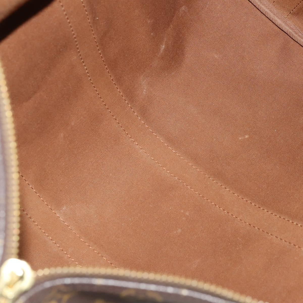 Louis Vuitton Keepall Bandouliere Bag Monogram Canvas Brown Canvas Travel Bag