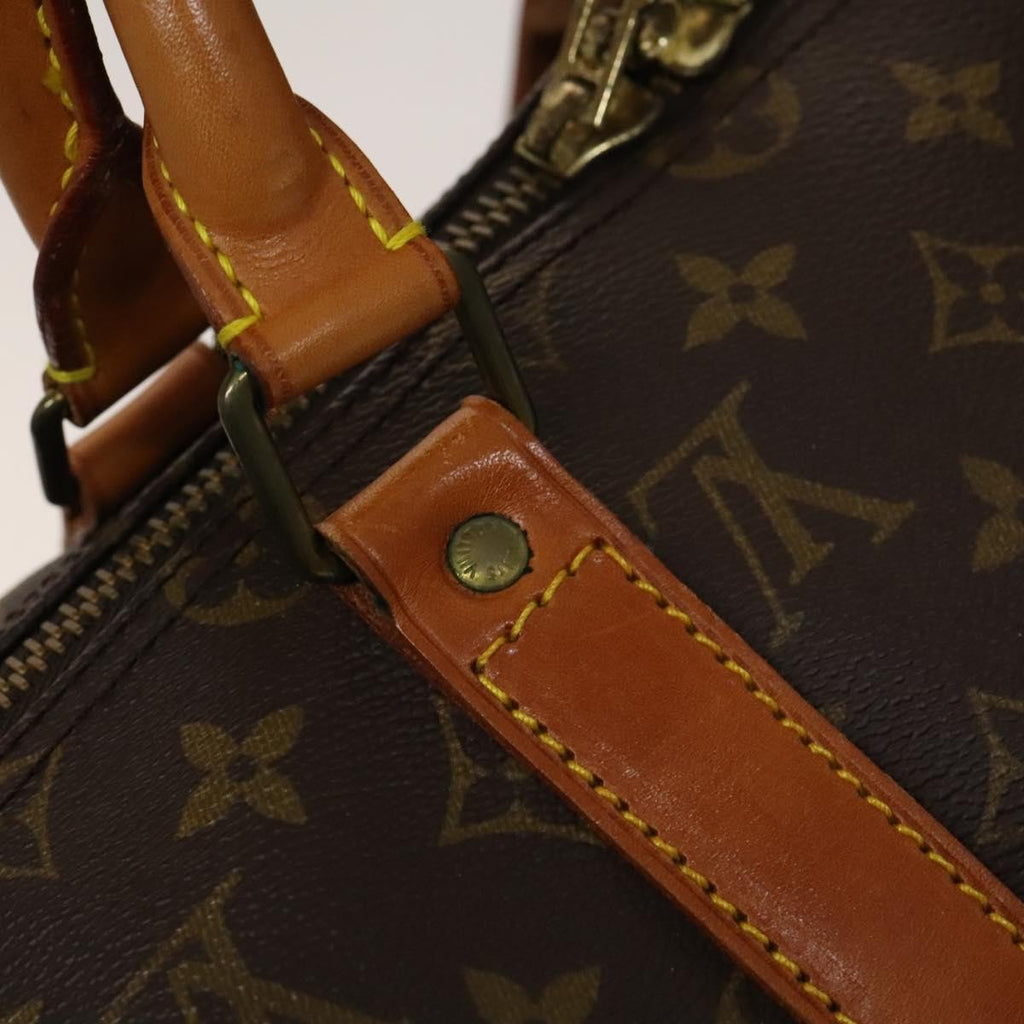 Louis Vuitton Keepall Bag Monogram Canvas Brown Canvas Travel Bag