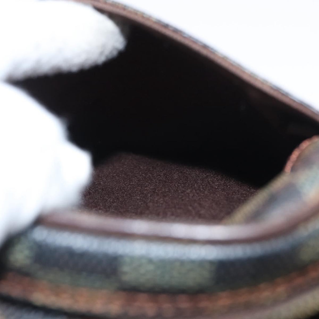 Louis Vuitton Pochette Gange Damier Brown Canvas Clutche & Pouche Bag