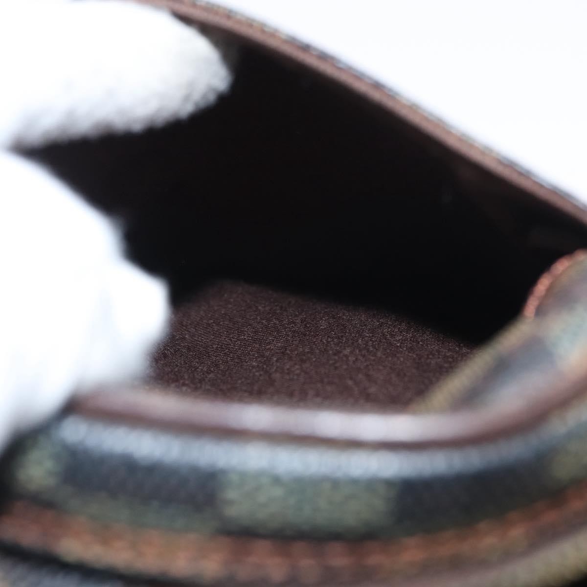 Louis Vuitton Pochette Gange Damier Brown Canvas Clutche & Pouche Bag
