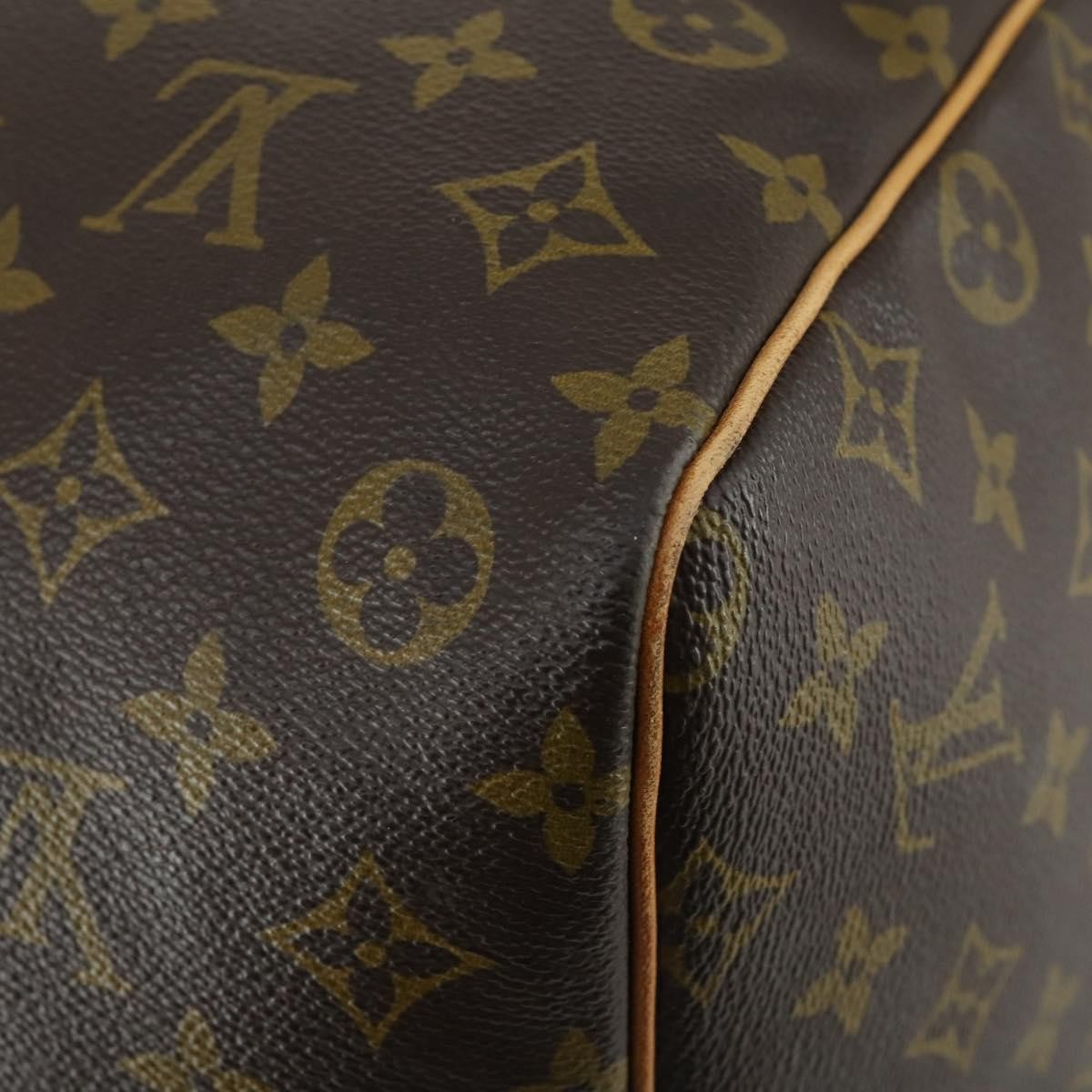 Louis Vuitton Keepall Bag Monogram Canvas Brown Canvas Travel Bag