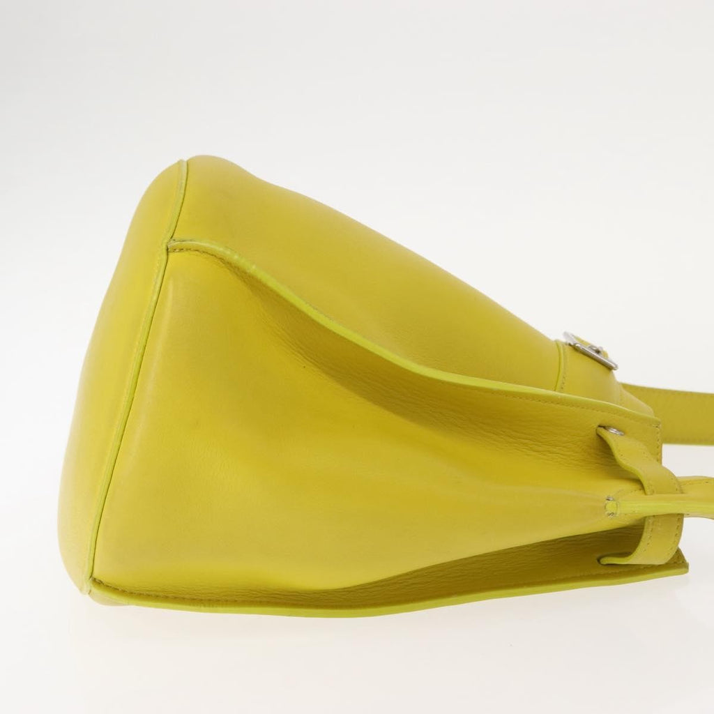Celine Long Strap Big Bag Bucket Leather Yellow Leather Shoulder Bag Bag