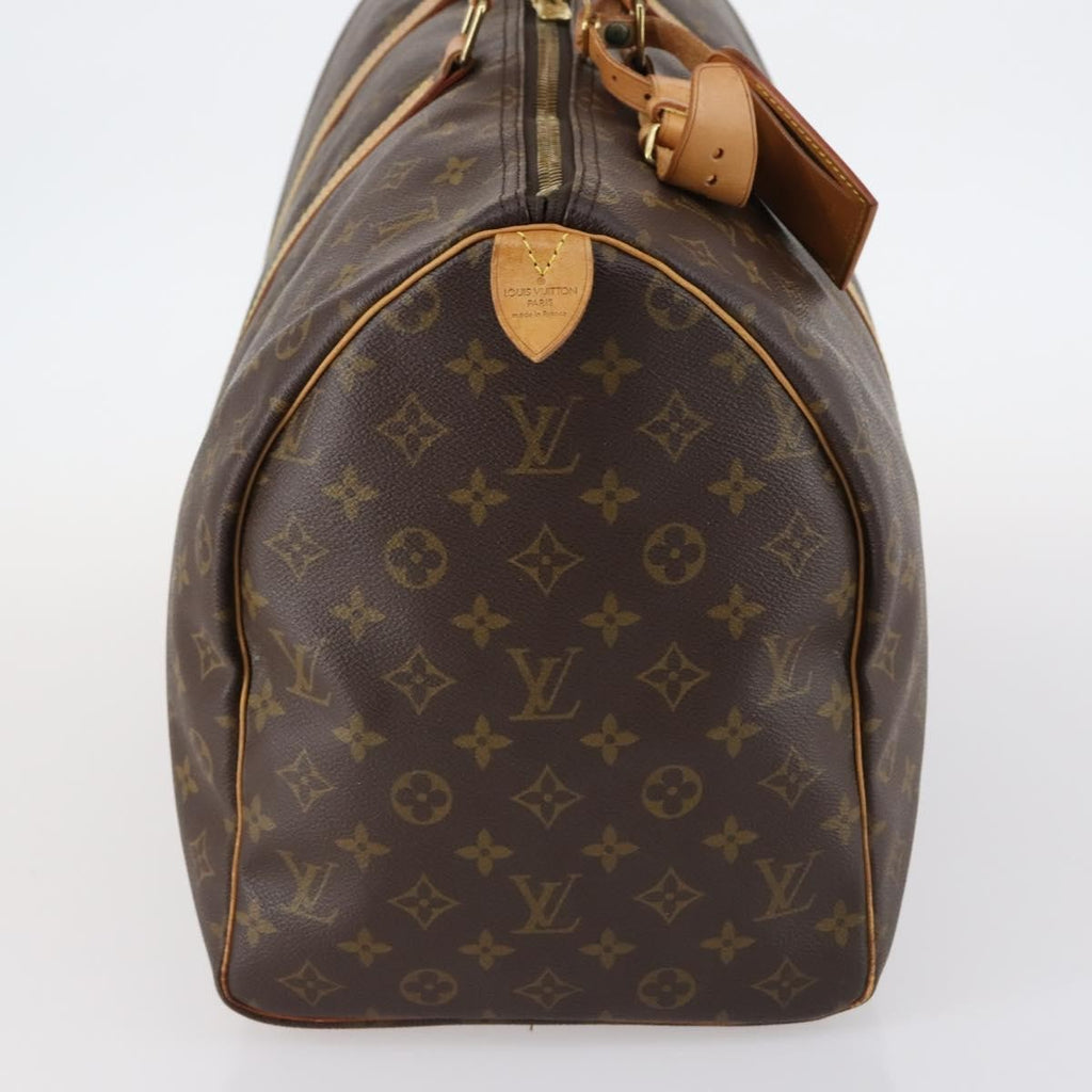 Louis Vuitton Keepall Bag Monogram Canvas Brown Canvas Travel Bag